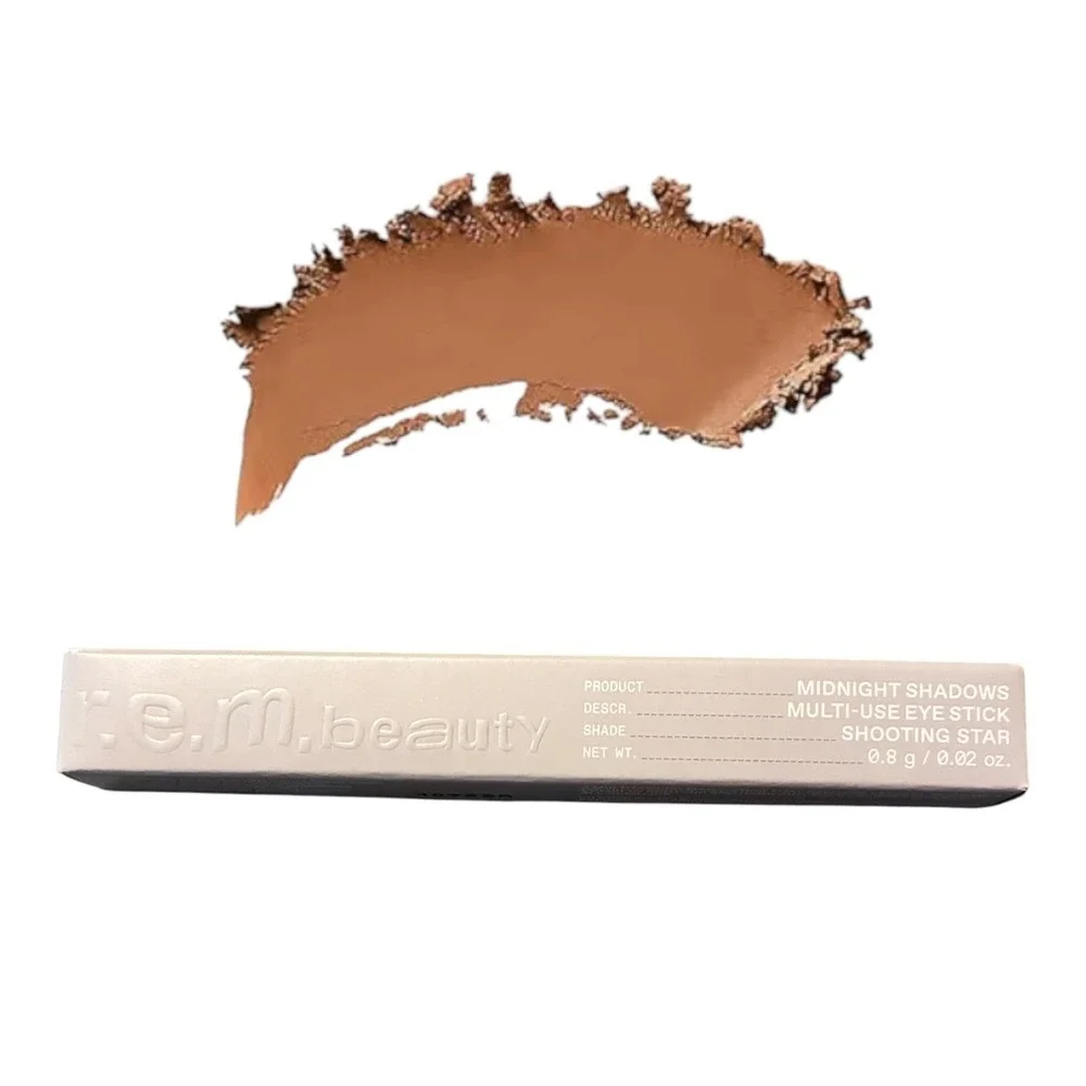 r.e.m. beauty Midnight Shadows Eye Stick Shooting Star Caramel Brown Cream NIB